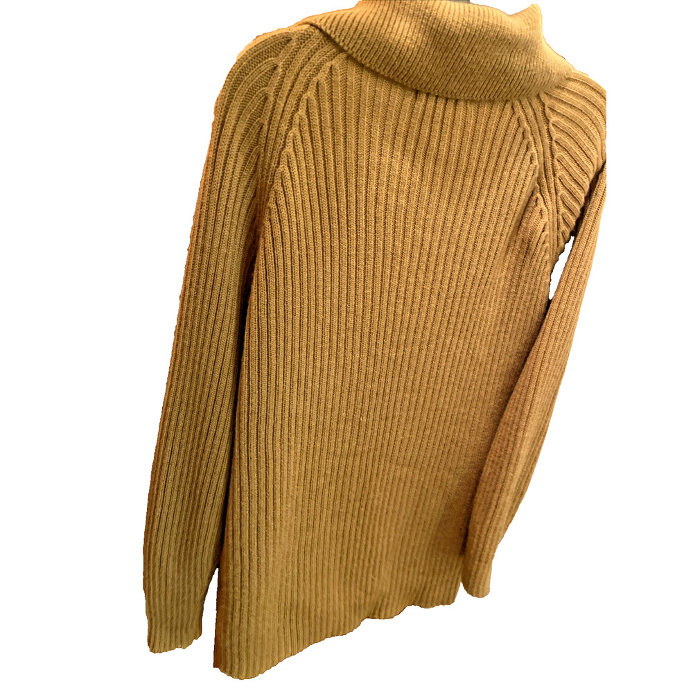 C1960s Vintage Cardigan Tan Mr Rogers Style Button Down Size 42 - Picture 3 of 4